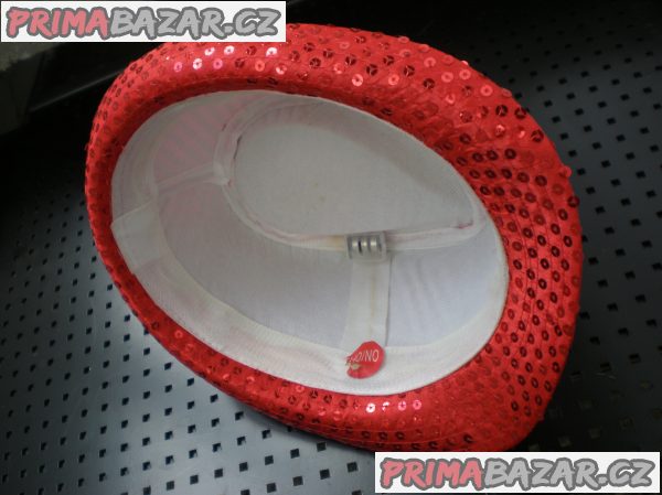 KLOBOUK disco červený