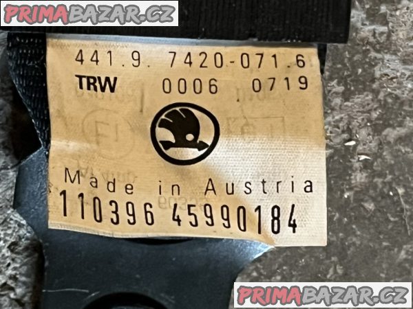 Pásy na ŠKODA FELICIA - pyropásy