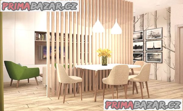 Pronajmu novostavbu 1+kk Brno, Hor. Heršpice, 43 m2 ( rezidence Svratka)