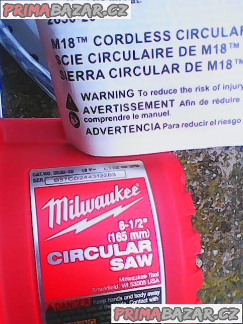 MILWAUKEE M18 HD18 CS-0 okružní pila - mafl 165mm