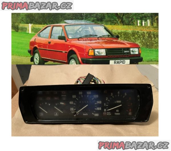 Přístrojovka ŠKODA 125, 130, 136, RAPID