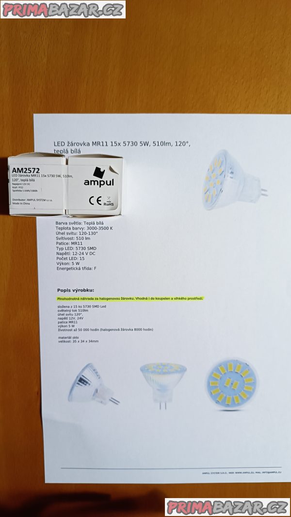 Vodotěsné LED barevné osvětlení