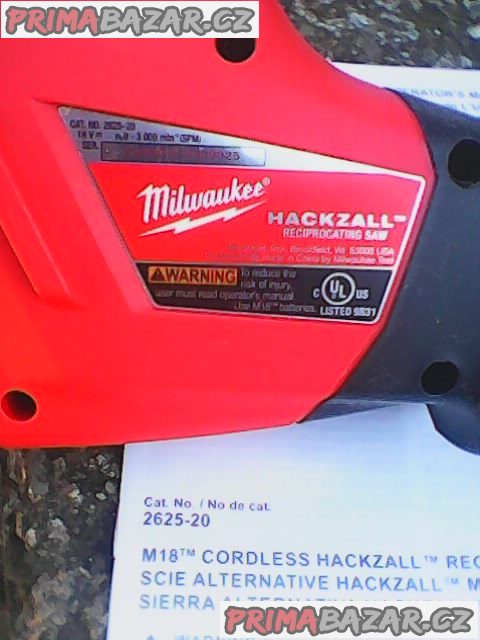 MILWAUKEE M18  C18HZ-0 pila ručni HACKZALL