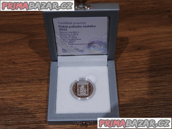 Dukát českého palladia ČM 2022