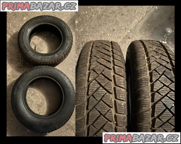Dvě zimní pneu DUNLOP 165/70/R13
