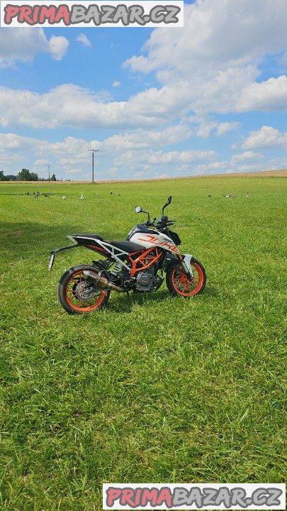 Prodám KTM 390 Duke 2017 – STK do 2028, Akrapovič, pojízdná, k opravě, cena k jednání
