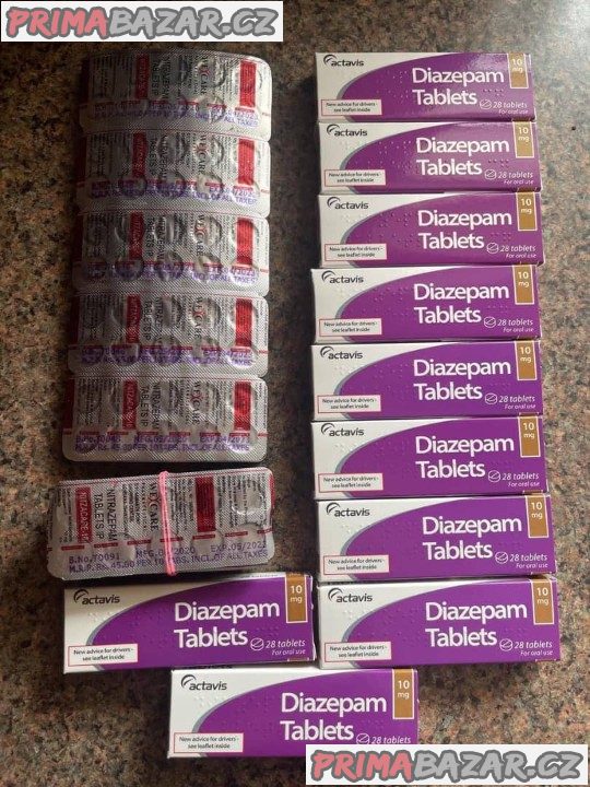 Diazepam, Xanax, Rivotril, Lexaurin, Lorazopam