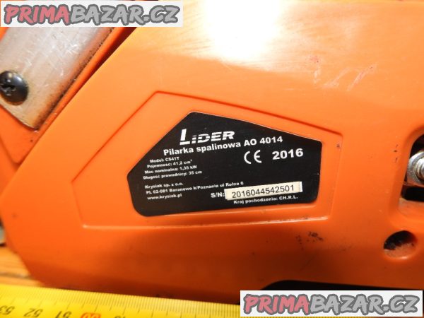 Motorová benzínová řetězová pila Lieder AO 4014