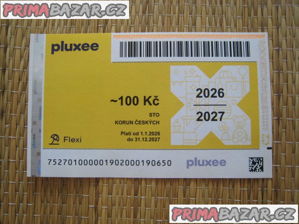 Nové poukázky Flexi Pass Pluxee v hodnotě 2000Kč