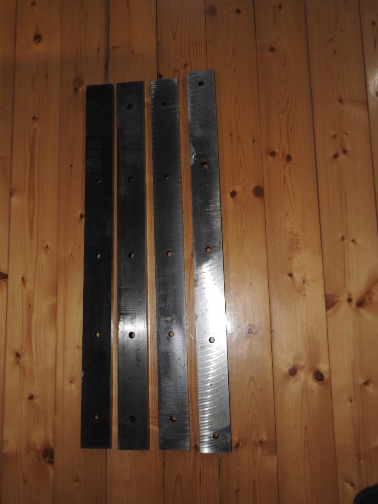 Nože do strojních tabulových nůžek 20x68x870 mm