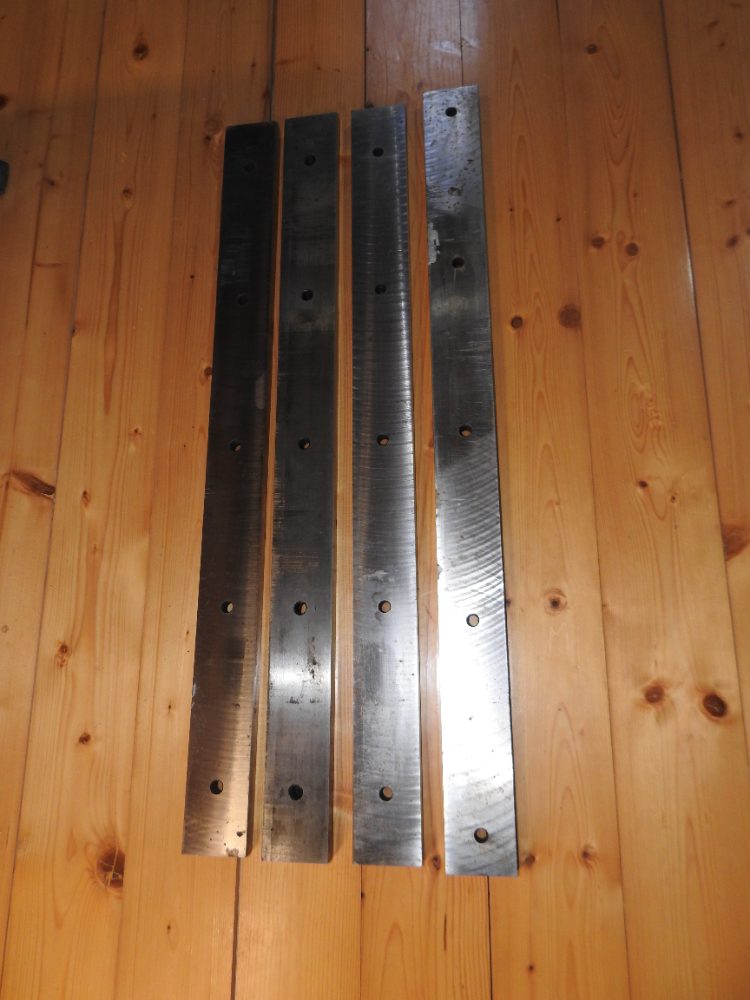 Nože do strojních tabulových nůžek 20x68x870 mm