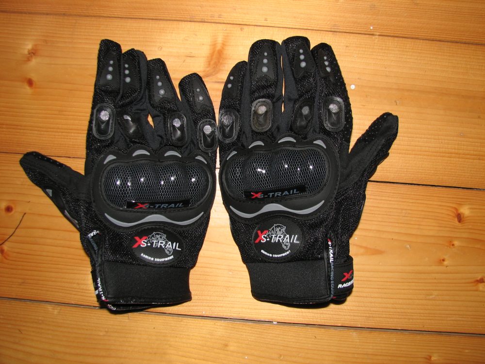 Rukavice textilní s chrániči Nové