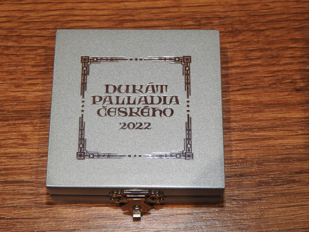 Dukát českého palladia ČM 2022 PROF