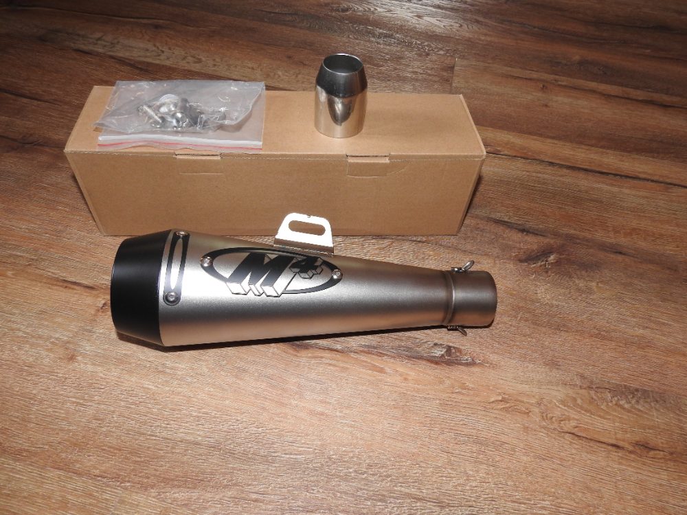 Laděný výfuk celonerezový matný Nový