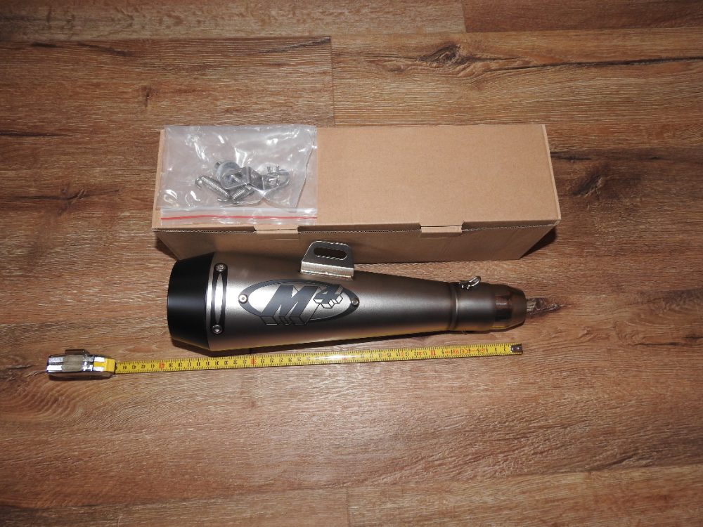 Laděný výfuk celonerezový matný Nový