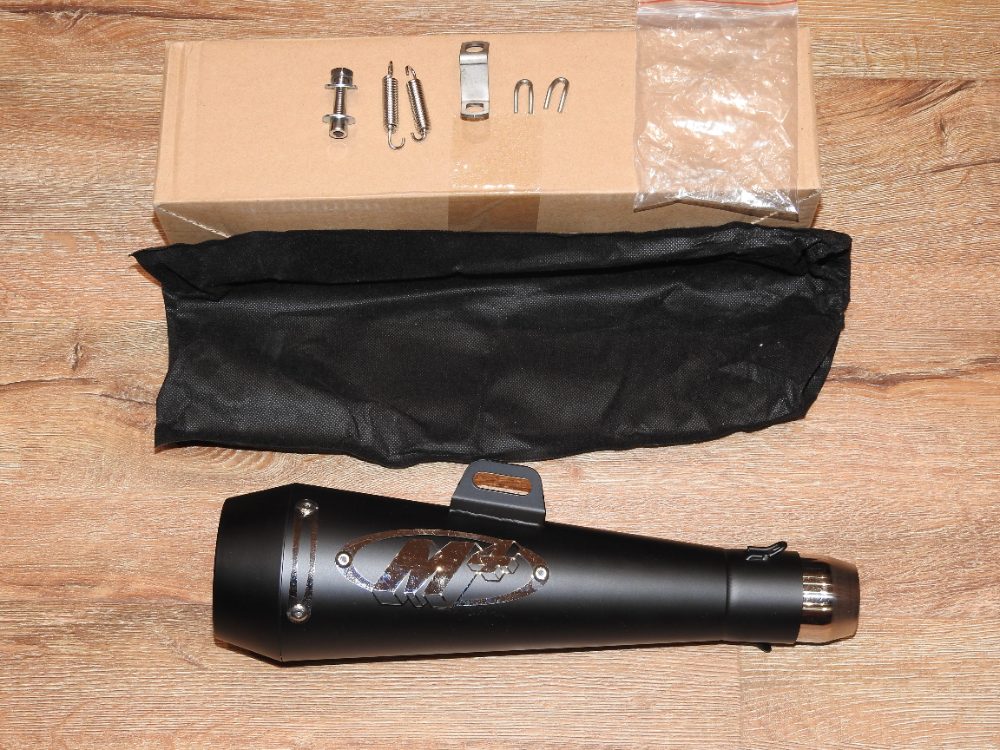 Laděný výfuk celonerezový lesklý Nový