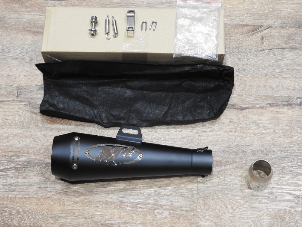 Laděný výfuk celonerezový lesklý Nový Laděný výfuk celonerezový lesklý Nový