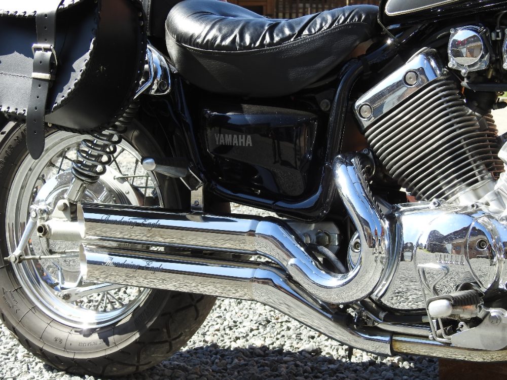 Yamaha Virago Nové Nerezové Laděné Výfuky Thundering Eagle Yamaha Virago Nové Nerezové Laděné Výfuky Thundering Eagle