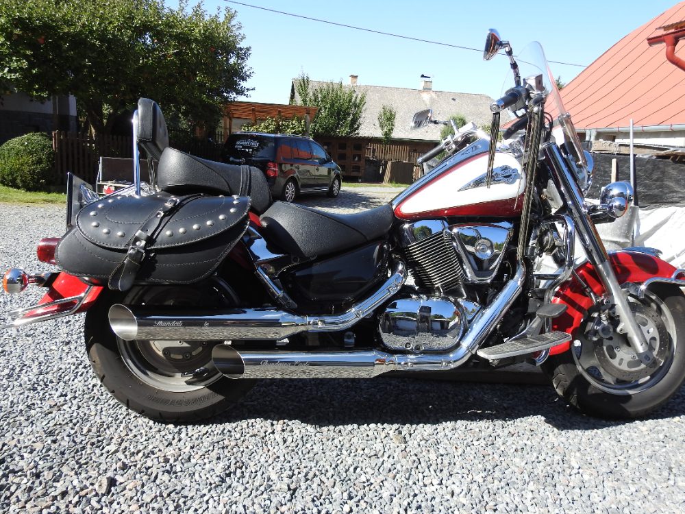 Suzuki Nové Nerezové Laděné Výfuky Thundering Eagle