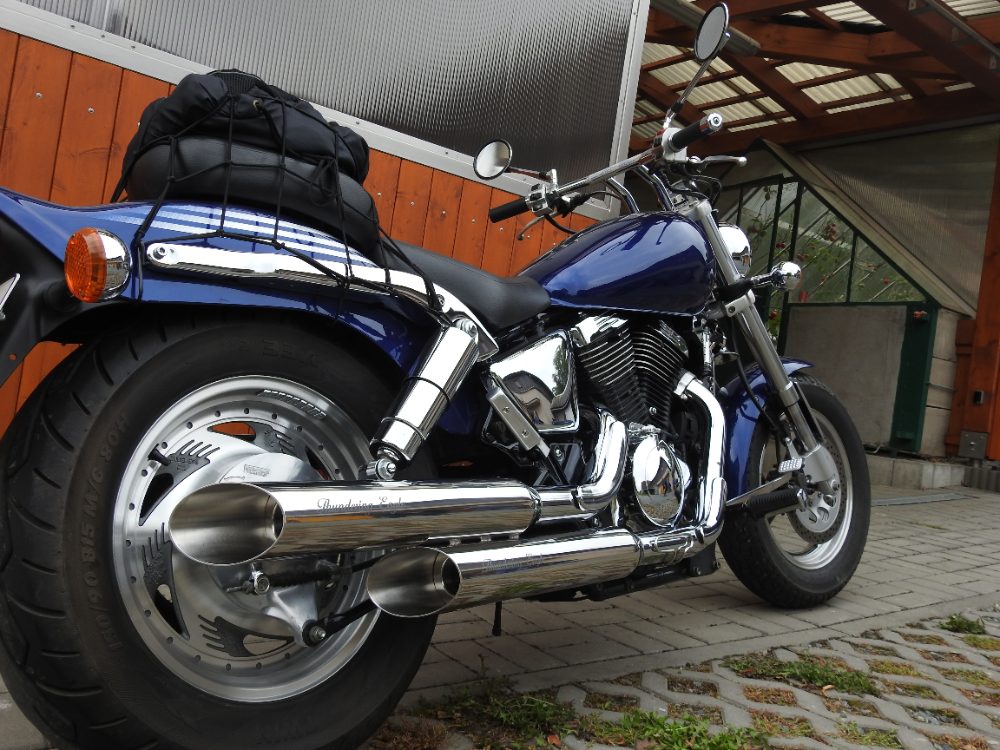 Suzuki Nové Nerezové Laděné Výfuky Thundering Eagle