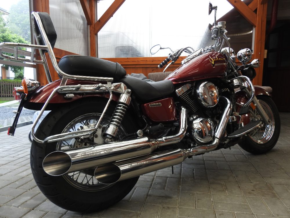 Kawasaki Nové Nerezové Laděné Výfuky Thundering Eagle