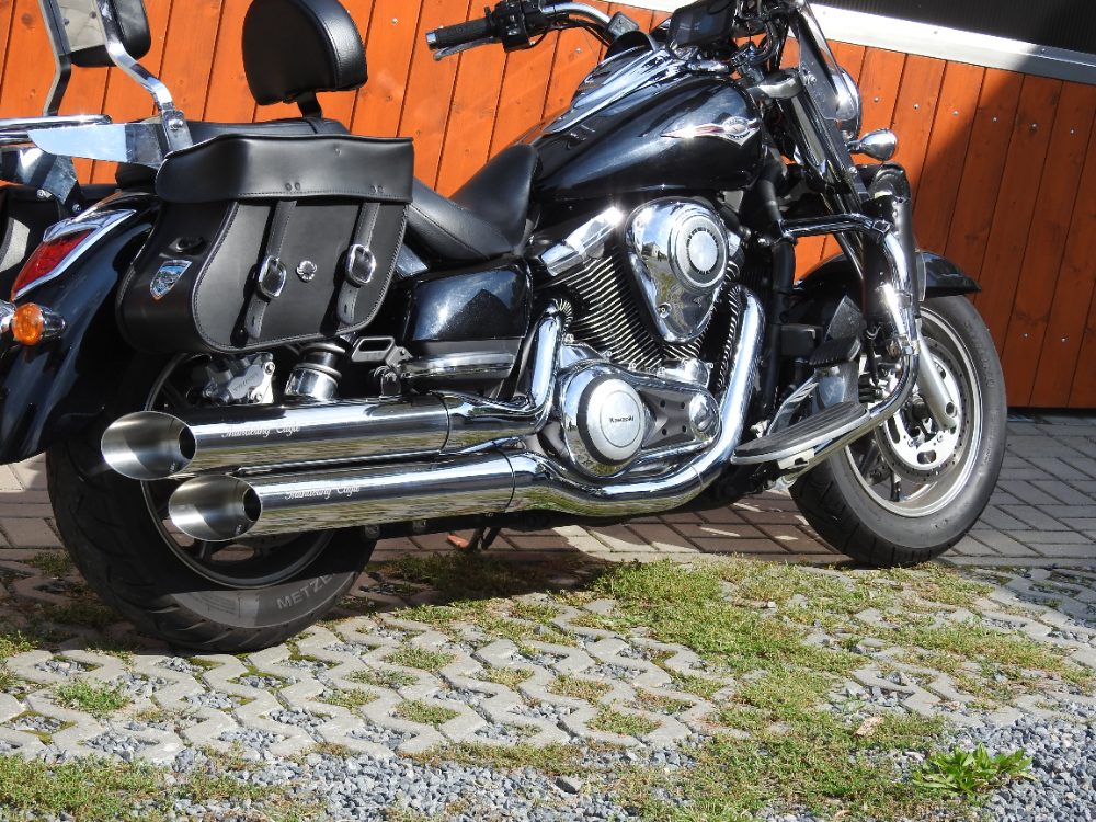 Kawasaki Nové Nerezové Laděné Výfuky Thundering Eagle