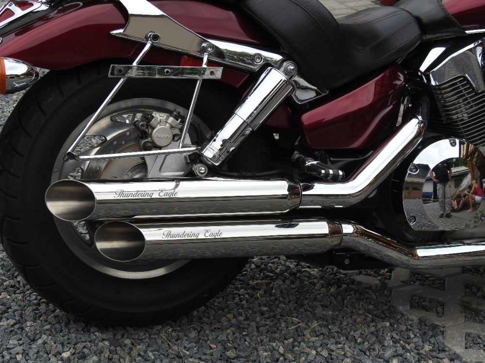 Honda Nové Nerezové Laděné Výfuky Thundering Eagle