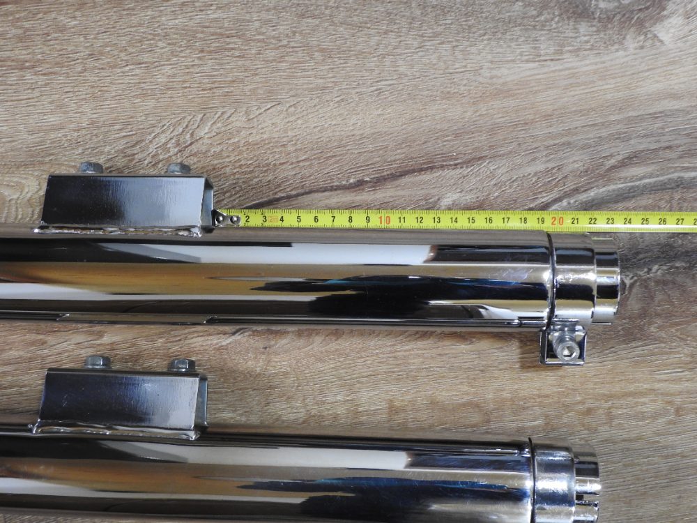 Laděné výfuky chopper,cruiser