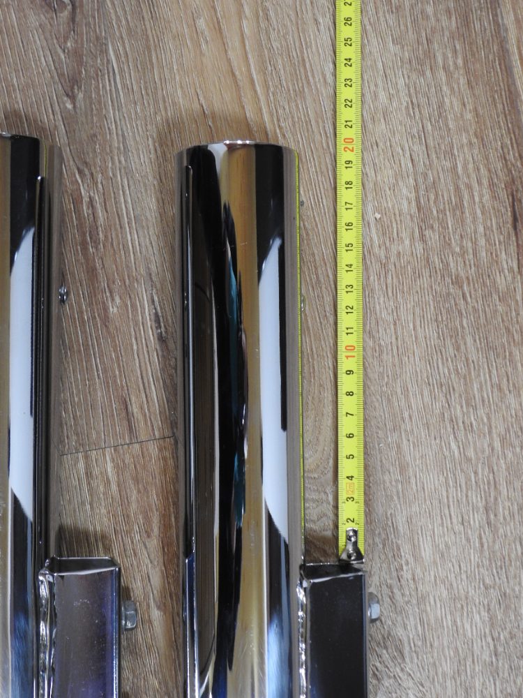 Laděné výfuky chopper,cruiser