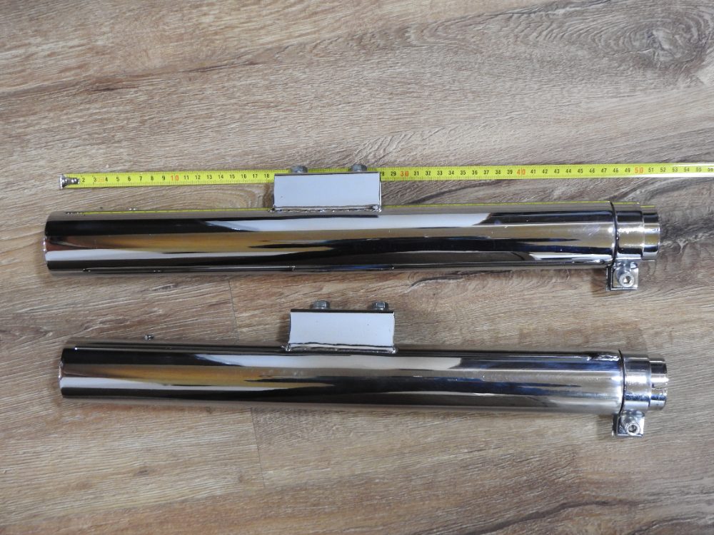 Laděné výfuky chopper,cruiser