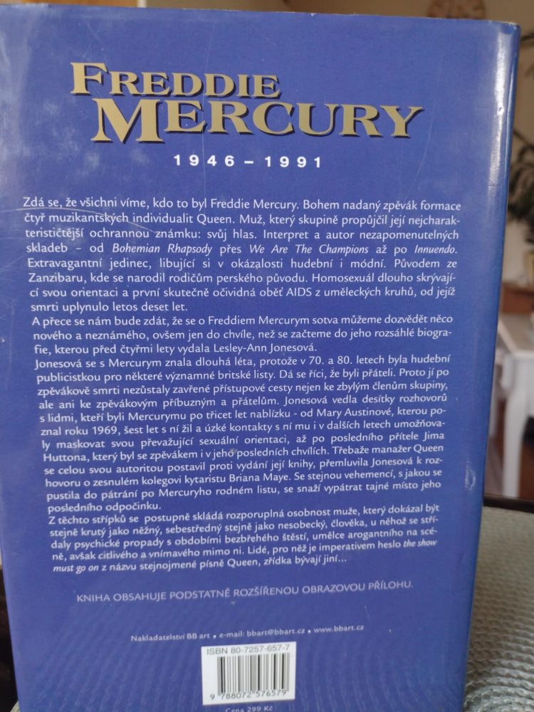 Kniha - Freddie Mercury