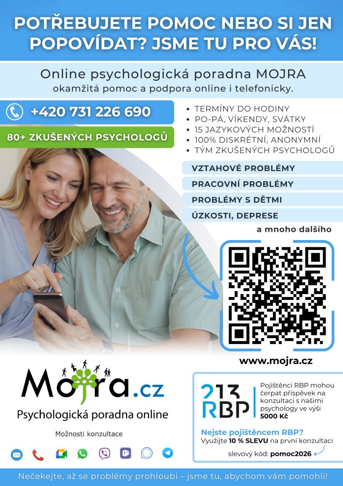 Online psycholog – rychlá pomoc odkudkoliv | MOJRA