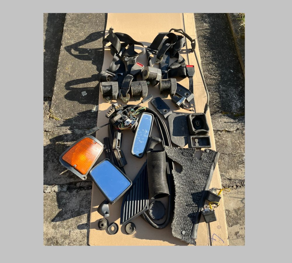 Škoda 130 -136 RAPID, GARDE, pásy a soubor dílů