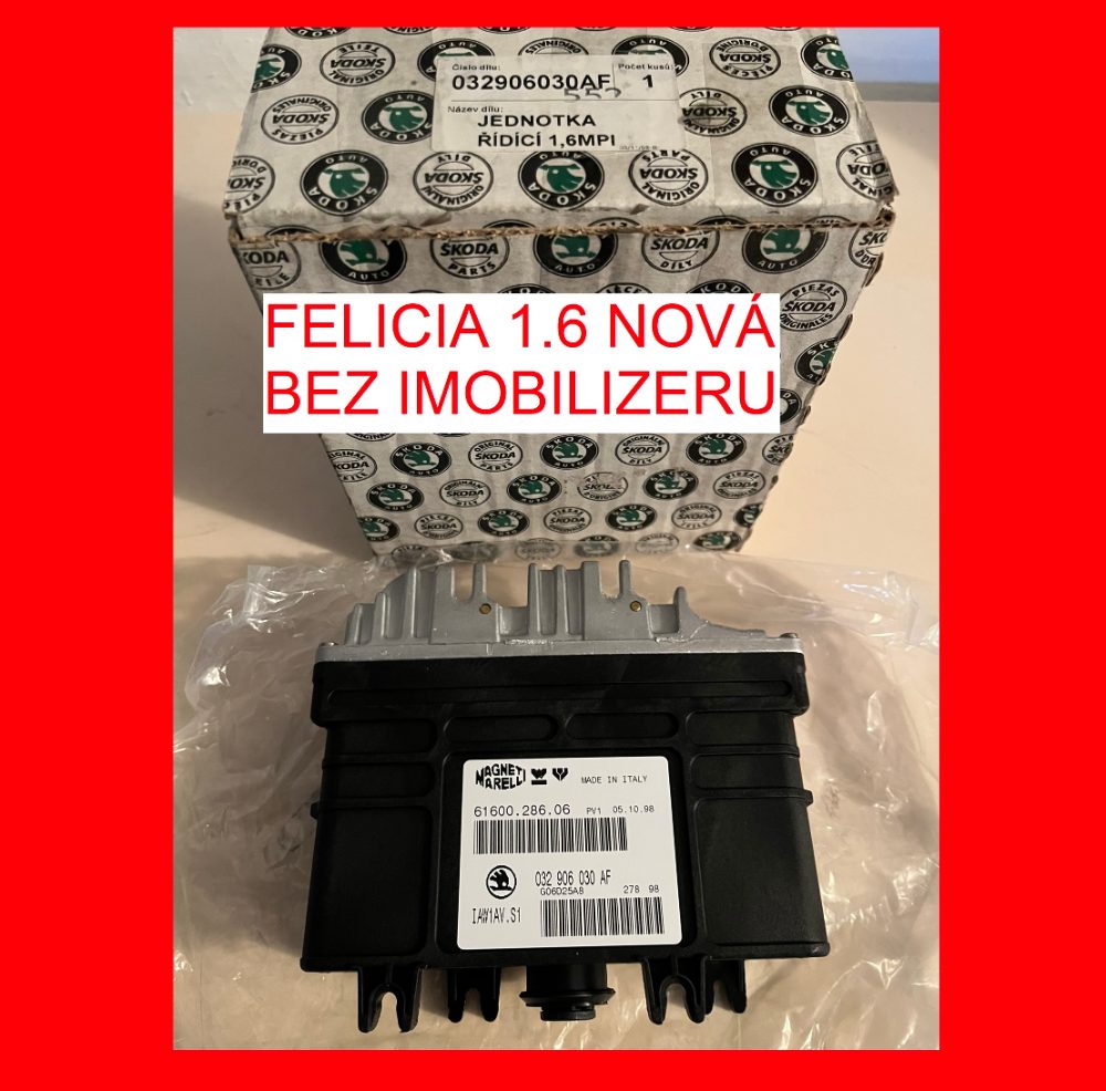 Řídící jednotka FELICIA bez IMOBILIZERU 1.6 MPI