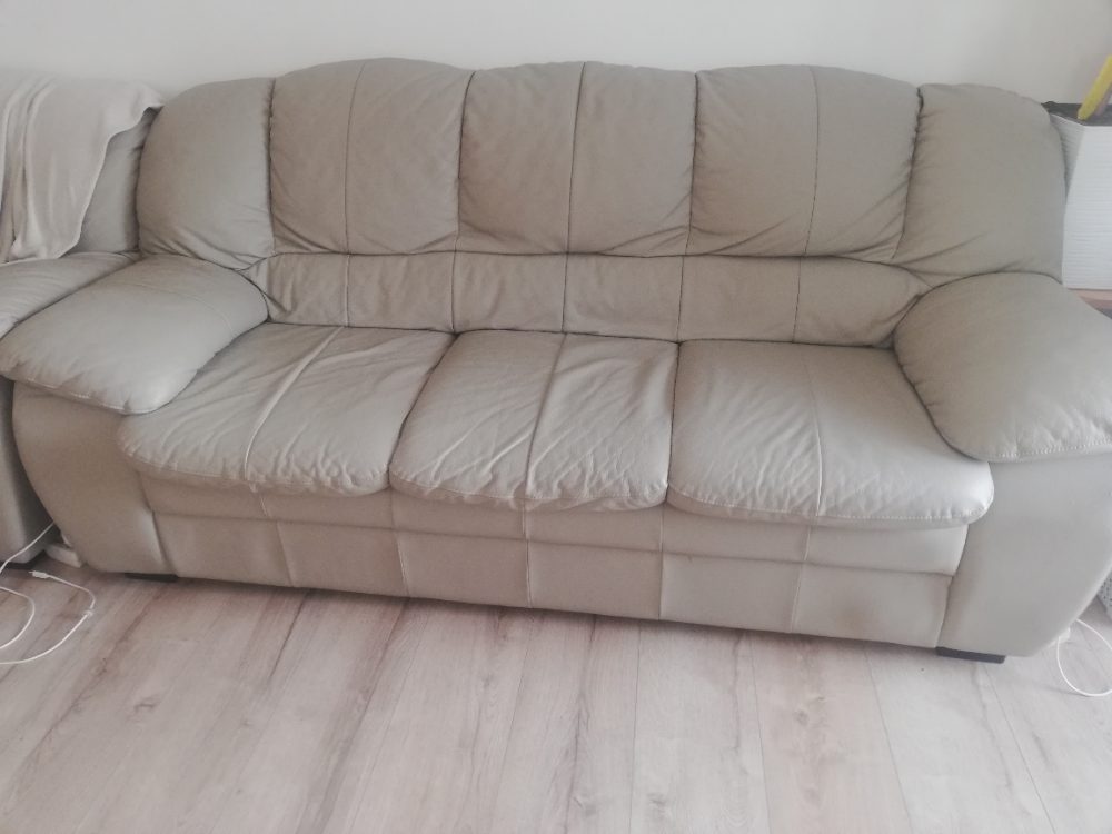 KOŽENÁ sedací pohovka