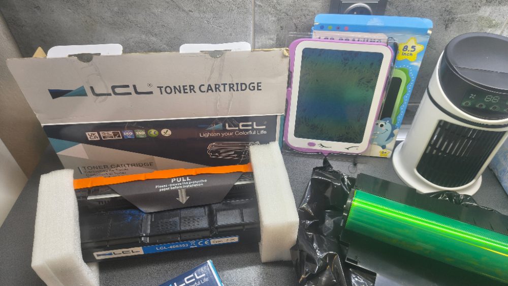 MIX elektro, tonery a jiné zboží na opravu nebo ND