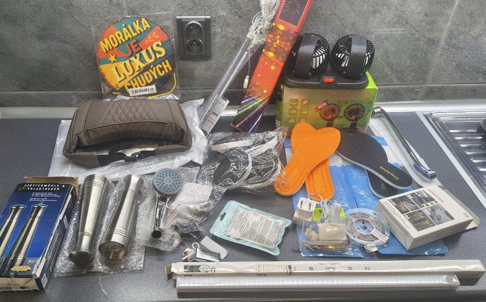 NOVÉ - MIX různé elektro a jiné zboží