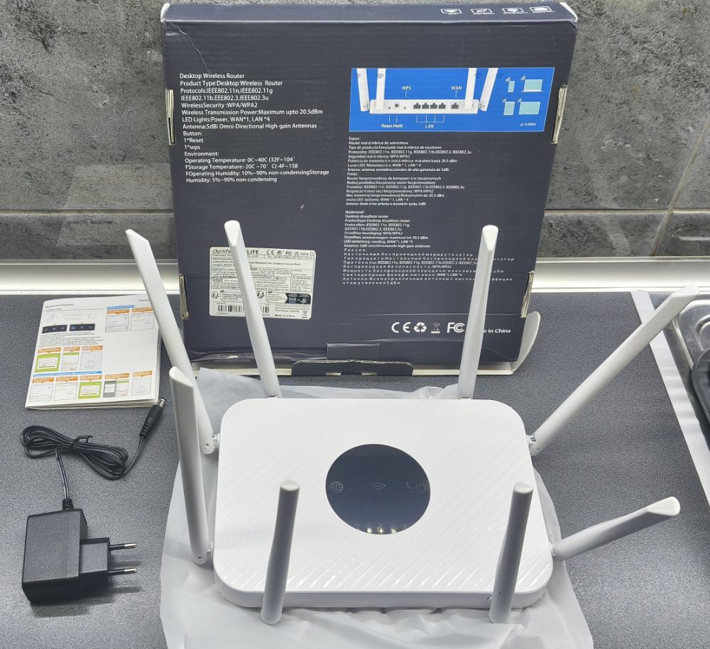 Bezdrátový router, 2.4G a 5G - CZ návod