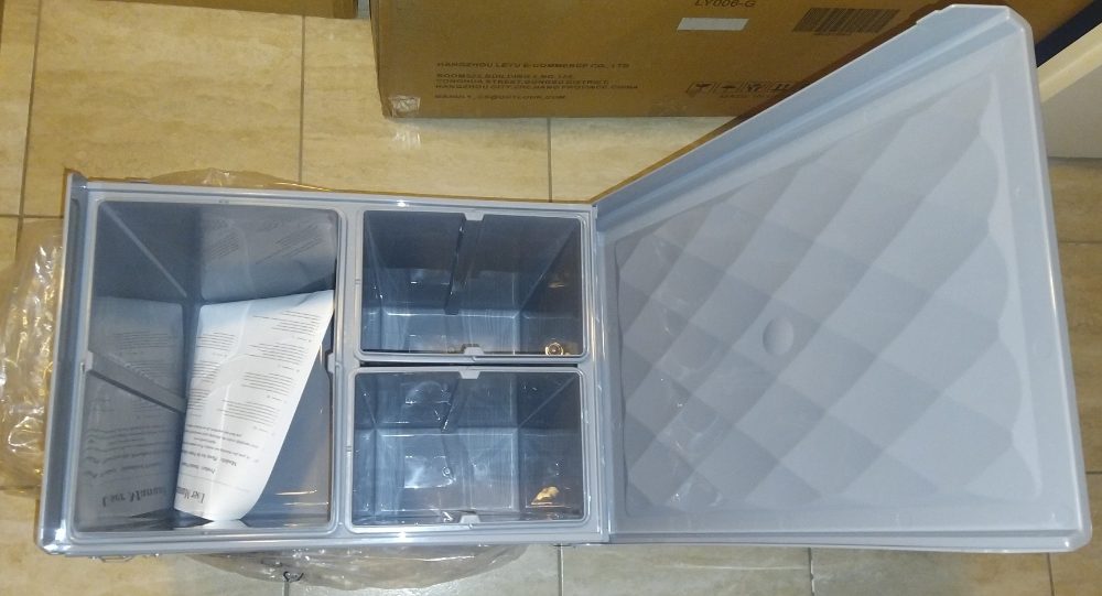 NOVÝ 3 dílný odpadkový koš do kuchyňské linky