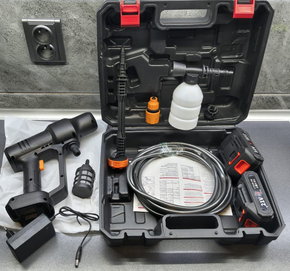 NOVÁ AKU Vapka tlakový Čistič 2x baterie