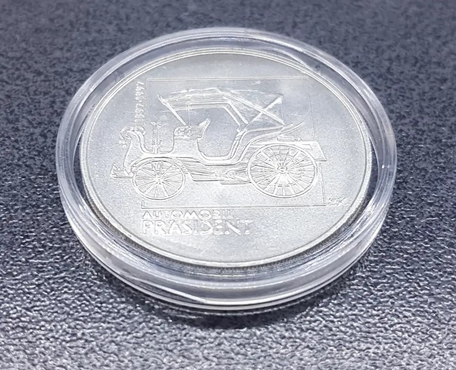TŘÍBRO 200 Kč 100. výročí výroby 1. automobilu
