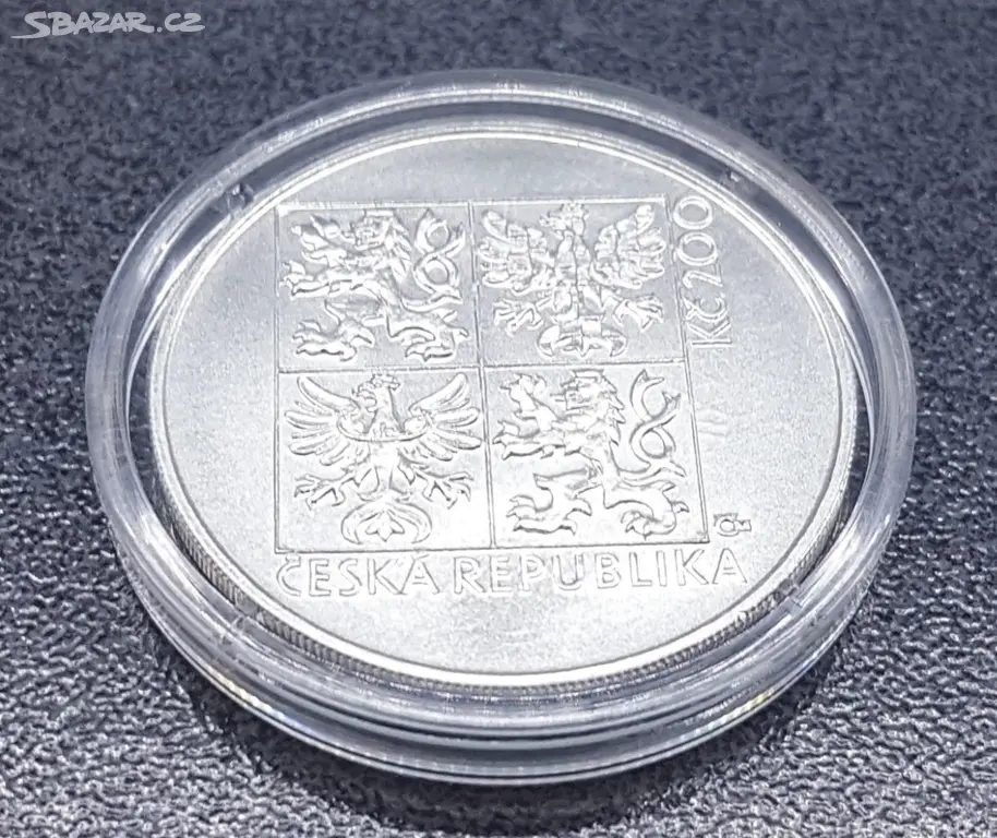 TŘÍBRO 200 Kč 100. výročí výroby 1. automobilu
