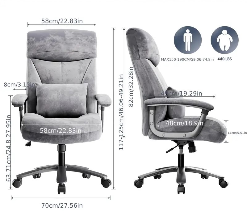 NOVÉ Kancelářské křeslo XXL - nosnost 200 KG