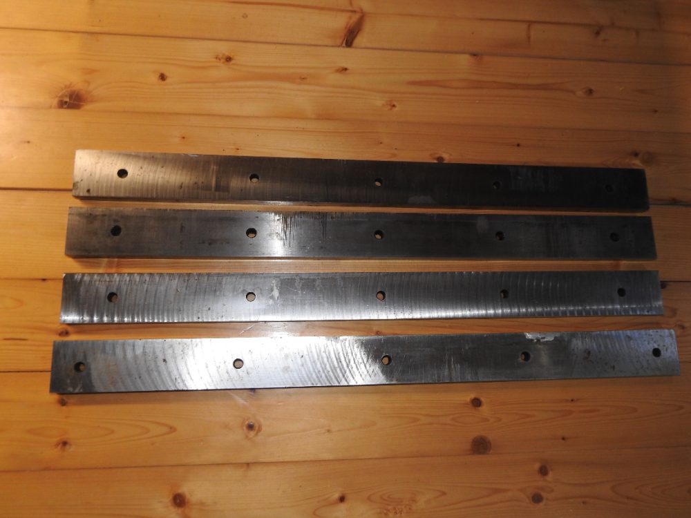 Nože do strojních tabulových nůžek 20x68x870 mm