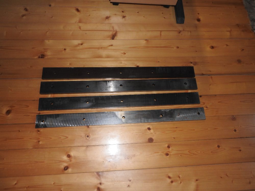 Nože do strojních tabulových nůžek 20x68x870 mm