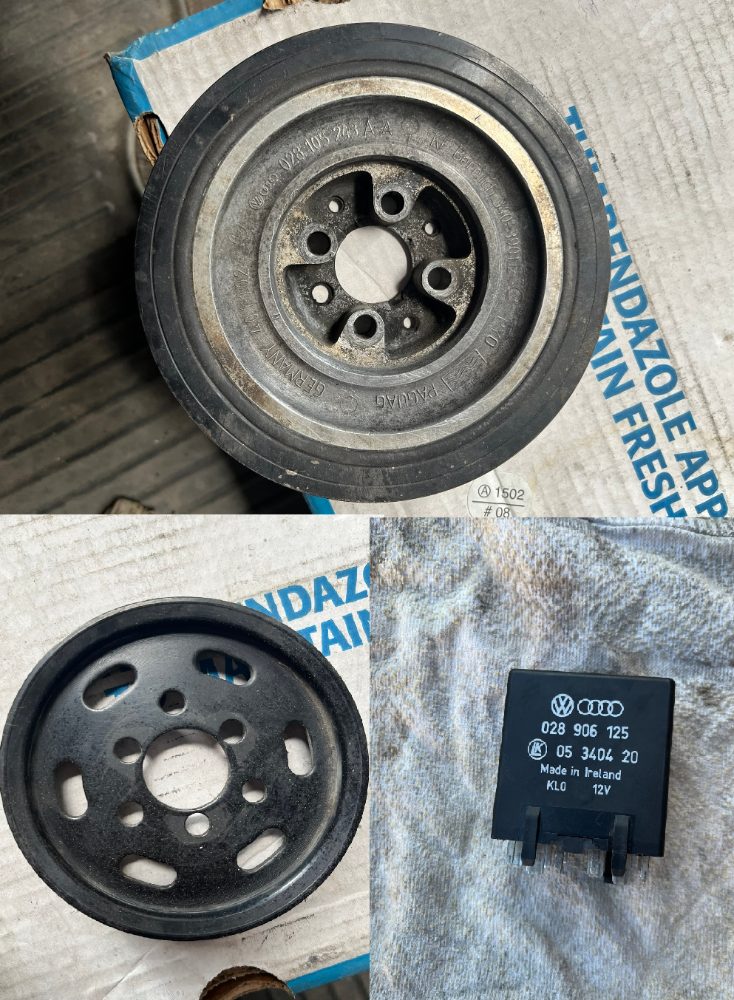 FELICIA 1.9D 2x řemenice a relé žhavení