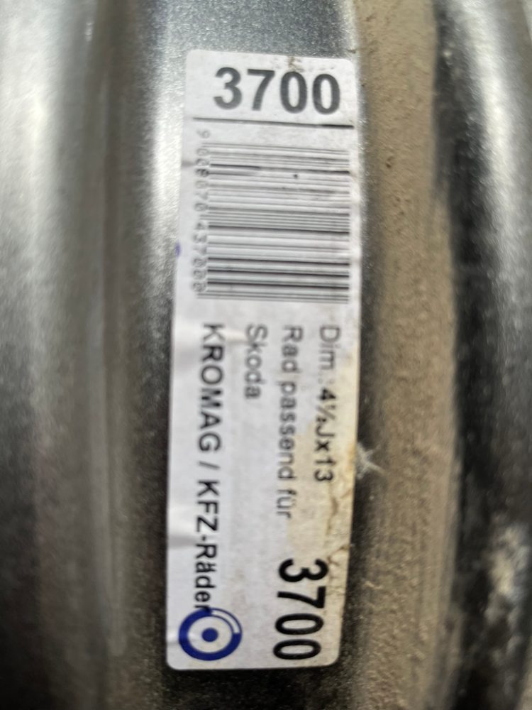 Disky ocelové ŠKODA FELICIA, sada 4 kusů