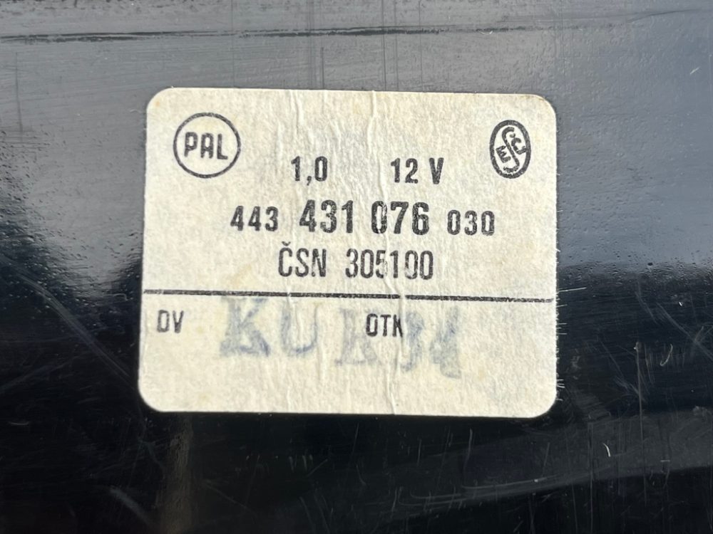 Přístrojovka ŠKODA RAPID a Š 125, 130, 136