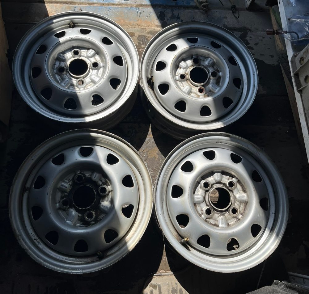 Disky ocelové ŠKODA FELICIA, sada 4 +1 kus