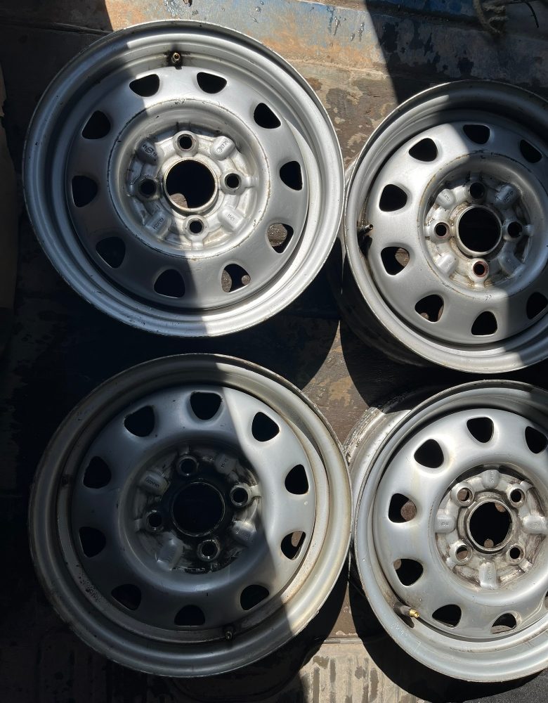 Disky ocelové ŠKODA FELICIA, sada 4 +1 kus